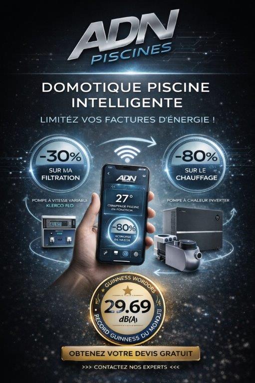 Domotique piscine intelligente